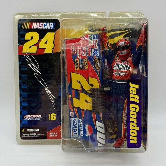 Jeff Gordon NASCAR 2005 Series 6‎ Action Figure New Factory Sealed - Picture 1 of 2